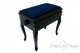 Small Bench for Piano "Toscanini" - Blue Velvet