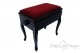 Small Bench for Piano "Toscanini" - Bordeaux Velvet