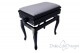 Small Bench for Piano "Toscanini" - Gray Velvet