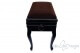 Small Bench for Piano "Toscanini" - Brown Velvet