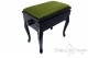Small Bench for Piano "Toscanini" - Green Velvet