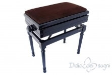Small Bench for Piano "Carulli" - Brown Velvet