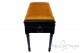 Small Bench for Piano "Carulli" - Gold Velvet