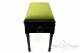 Small Bench for Piano "Carulli" - Green Velvet