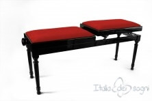 Tamburet de Piano "Pergolesi" - Velours Rouge