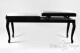 Small Bench for Piano "Clementi" - Real Leather White