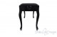 Small Bench for Piano "Clementi" - Real Leather Black