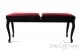 Small Bench for Piano "Clementi" - Bordeaux Velvet