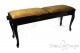 Small Bench for Piano "Clementi" - Gold Velvet