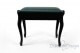 Small Bench for Piano "Vivaldi" - Light Blue Velvet