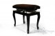 Small Bench for Piano "Vivaldi" - Brown Velvet
