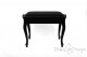 Small Bench for Piano "Vivaldi" - Black Velvet