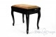 Small Bench for Piano "Vivaldi" - Hazelnut Velvet