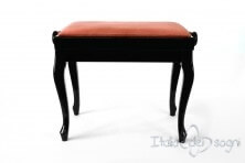 Small Bench for Piano "Vivaldi" - Pink Velvet