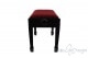 Small Bench for Piano "Fiorentino" - Bordeaux Velvet