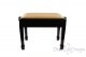 Small Bench for Piano "Fiorentino" - Hazelnut Velvet