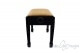 Small Bench for Piano "Fiorentino" - Hazelnut Velvet