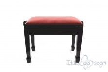Small Bench for Piano "Fiorentino" - Pink Velvet