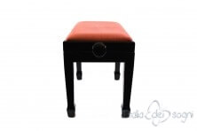Small Bench for Piano "Fiorentino" - Pink Velvet