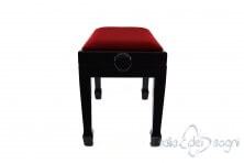 Small Bench for Piano "Fiorentino" - Red Velvet