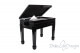 Panchetta "Flores" - Pelle nera