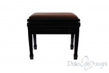 Tamburet de Piano "Flores" - Veritable Cuir Marron
