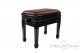 Tamburet de Piano "Flores" - Veritable Cuir Marron