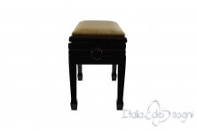 Tamburet de Piano "Flores" - Velours Beige