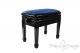 Tamburet de Piano "Flores" - Velours Blue