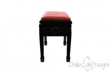 Small Bench for Piano "Flores" - Pink Velvet