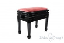 Small Bench for Piano "Flores" - Pink Velvet