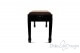 Small Bench for Piano "Casella" - Real Leather Brown
