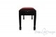 Small Bench for Piano "Casella" - Bordeaux Velvet