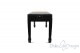 Small Bench for Piano "Casella" - Gray Velvet