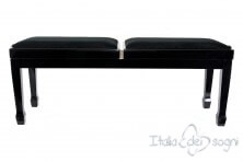 Tamburet de Piano "Casella" - Velours Noir