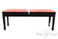 Tamburet de Piano "Casella" - Velours Rose