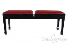 Tamburet de Piano "Casella" - Velours Rouge