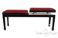 Tamburet de Piano "Casella" - Velours Rouge