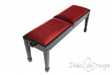 Tamburet de Piano "Casella" - Velours Rouge